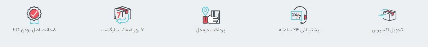طراحی بخش شرط فروش دیجی کالا